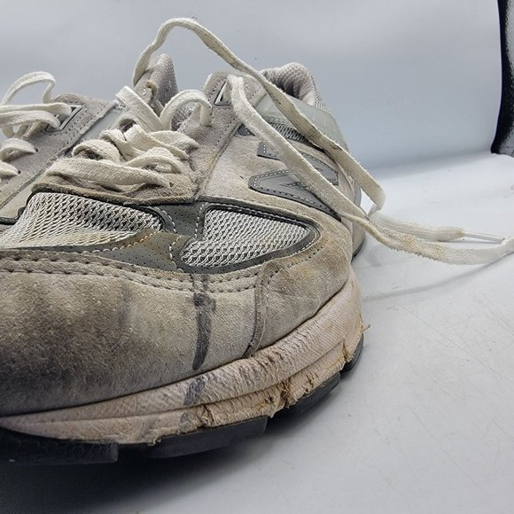 New Balance 990v5 Mens 12(4E) Grey White Athletic Running Shoes Suede M990GL5 - Picture 15 of 15